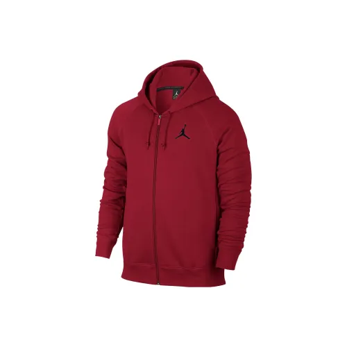 Air Jordan Flying Jackets Men Deep Red