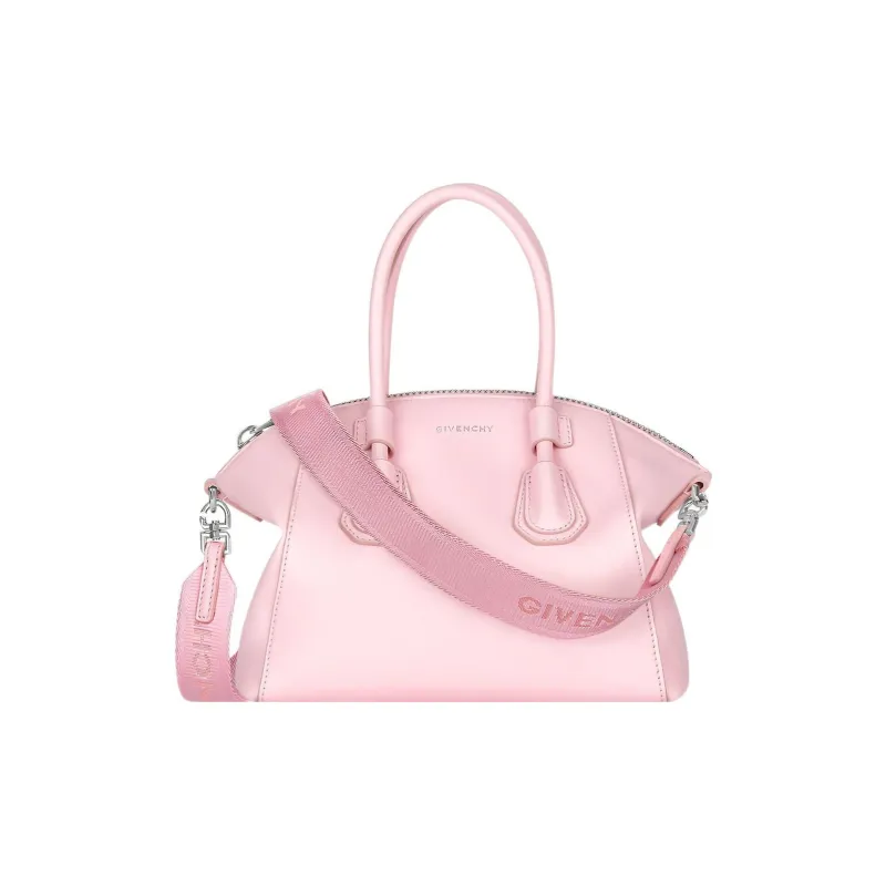GIVENCHY Antigona Smooth Cow Leather Shoulder Bag Crossbody Bag Handbag Mini Women's Pink-0