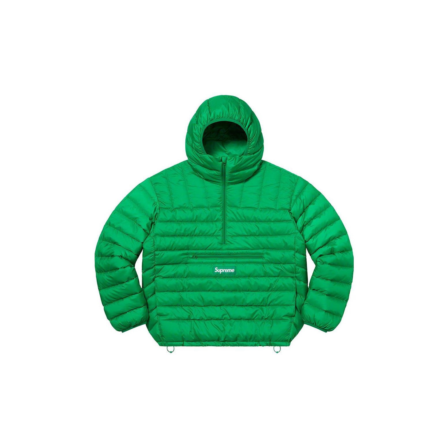 Supreme Micro Down Half Zip Hooded Pullover FW22 Green L
