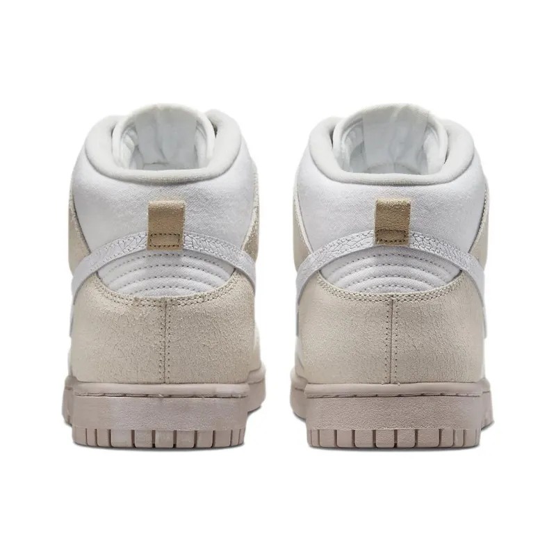 Nike Dunk High Retro Prm 'Cracked Leather Swoosh'-4