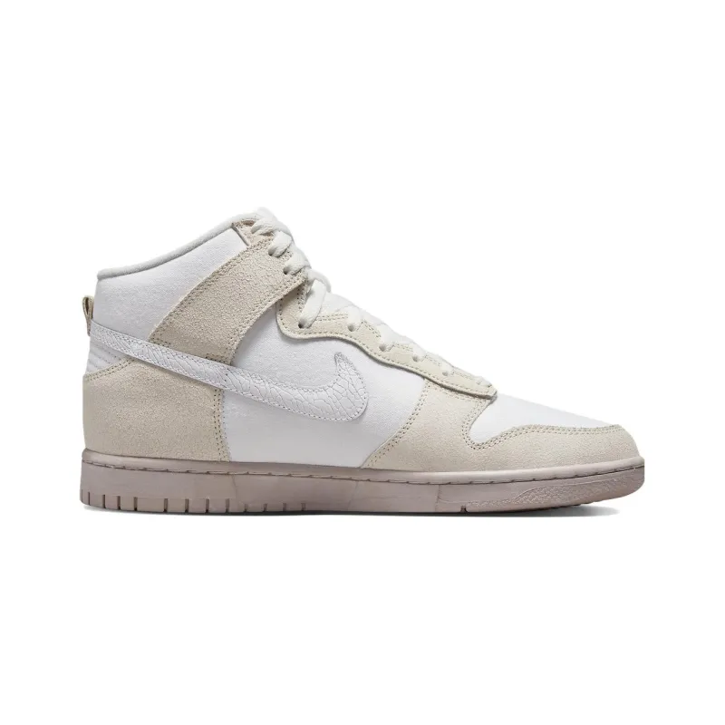 Nike Dunk High Retro Prm 'Cracked Leather Swoosh'-1