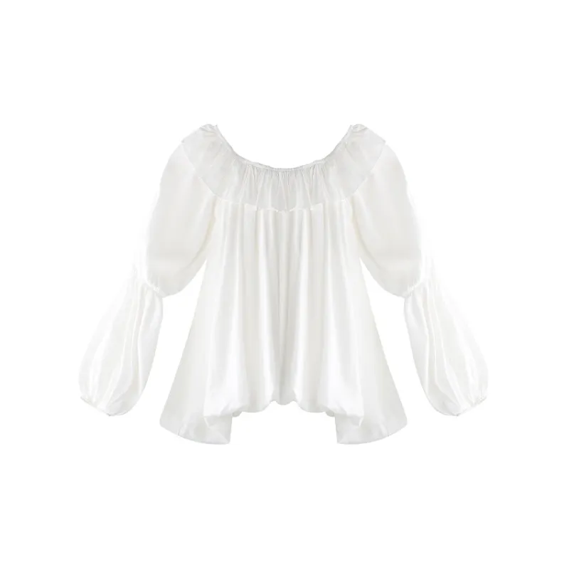 JINYE ORIENTAL Shirt Women's White-1