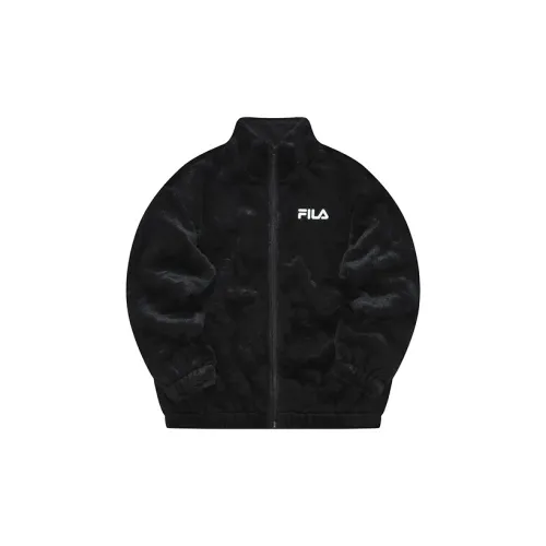 FILA FUSION Velvet Jackets Women's Pitch Black