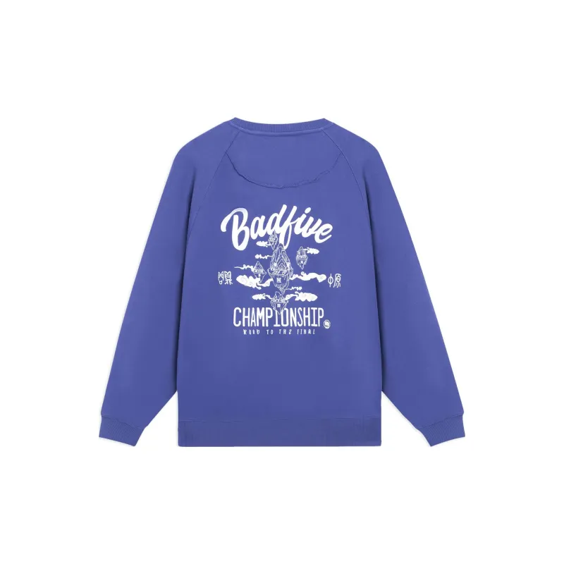 LINING Badfive Sweatshirts Unisex Blue-1