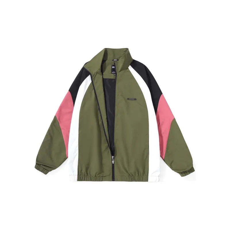 GENANX Loose Fit Jacket Unisex Army Green-1