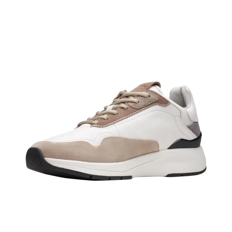 Clarks CoastLite Lo British Knight Collection Low Top Casual Shoes Men's White-2