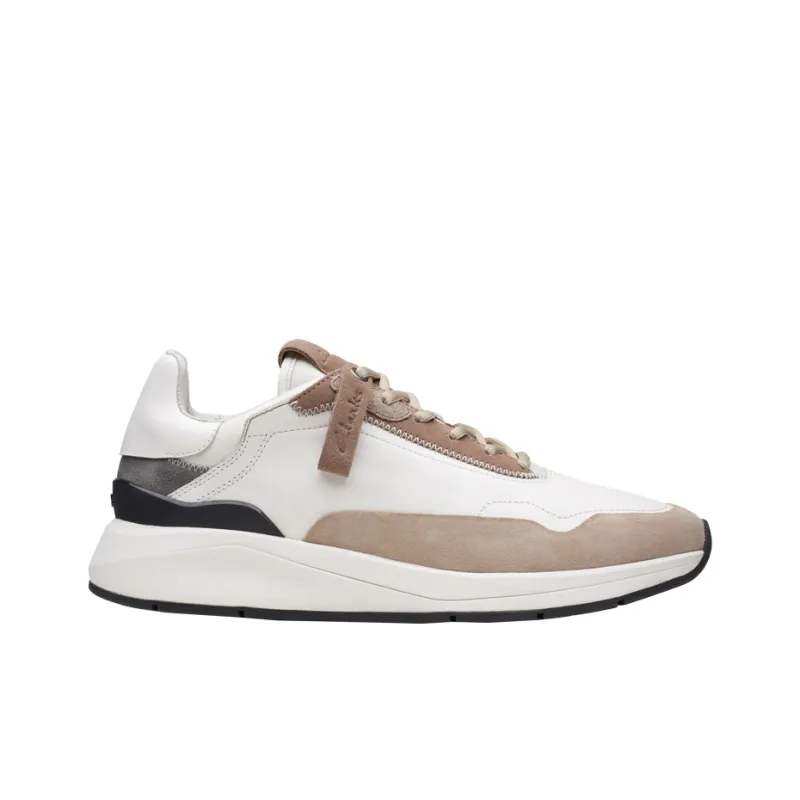 Clarks CoastLite Lo British Knight Collection Low Top Casual Shoes Men's White-1