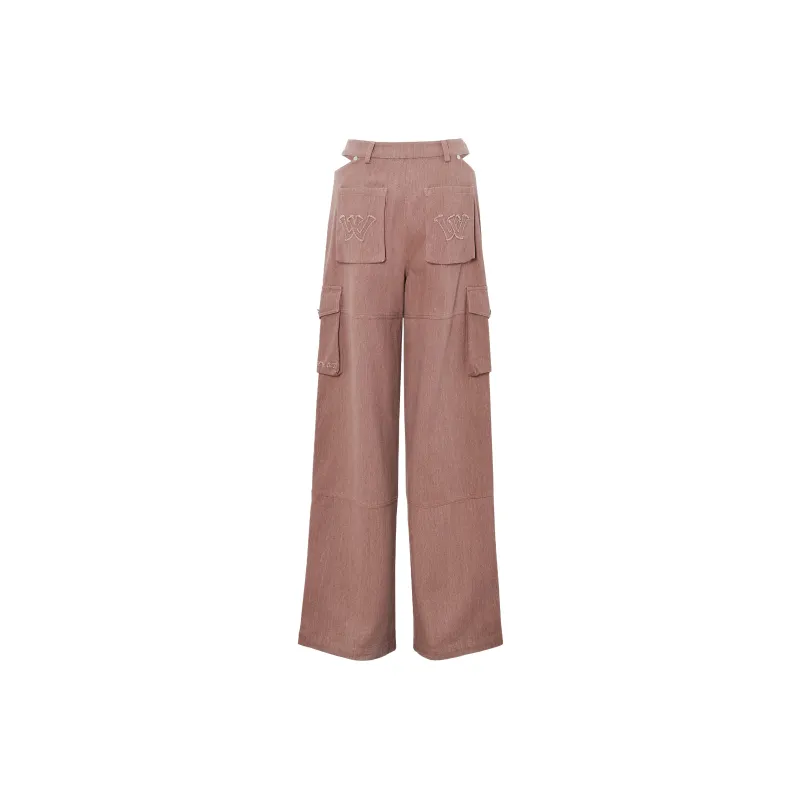 NOTAWEAR Casual Pants Women's Sheer Pink-1