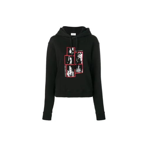 SAINT LAURENT Sweatshirts Women's Black