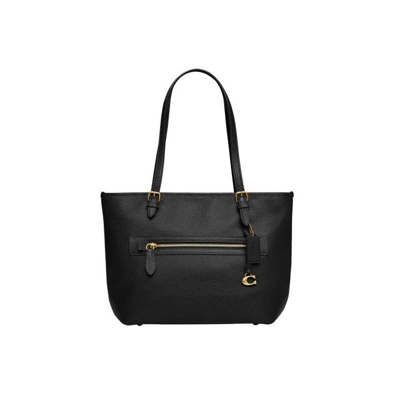 COACH Taylor Grain Leather Tote Bag, Shopping Bag, Shoulder Bag, Handbag Tubas Women's Black-0