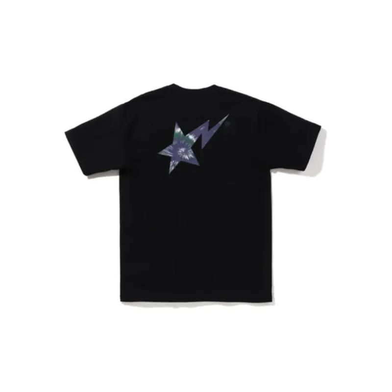 Bape Tie Dye Bape Sta Logo Tee-3