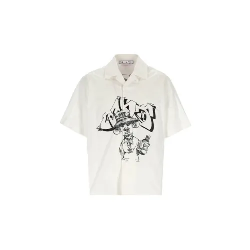 OFF-WHITE Graphic-print Short Sleeve Shirt