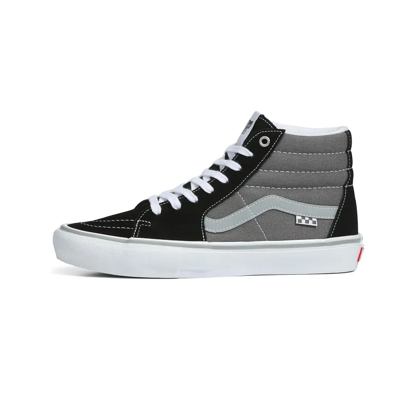 Vans SK8 HI Reflective Skate 'Gray Black'-0