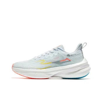 Erke Qitan 4.0 Pro Running Shoes Women's Low Top True White/Neon Orange Pink