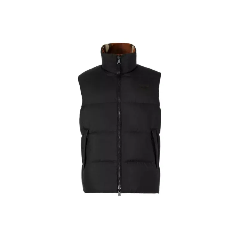 Burberry Packaway Hood Reversible Check Puffer Gilet-1