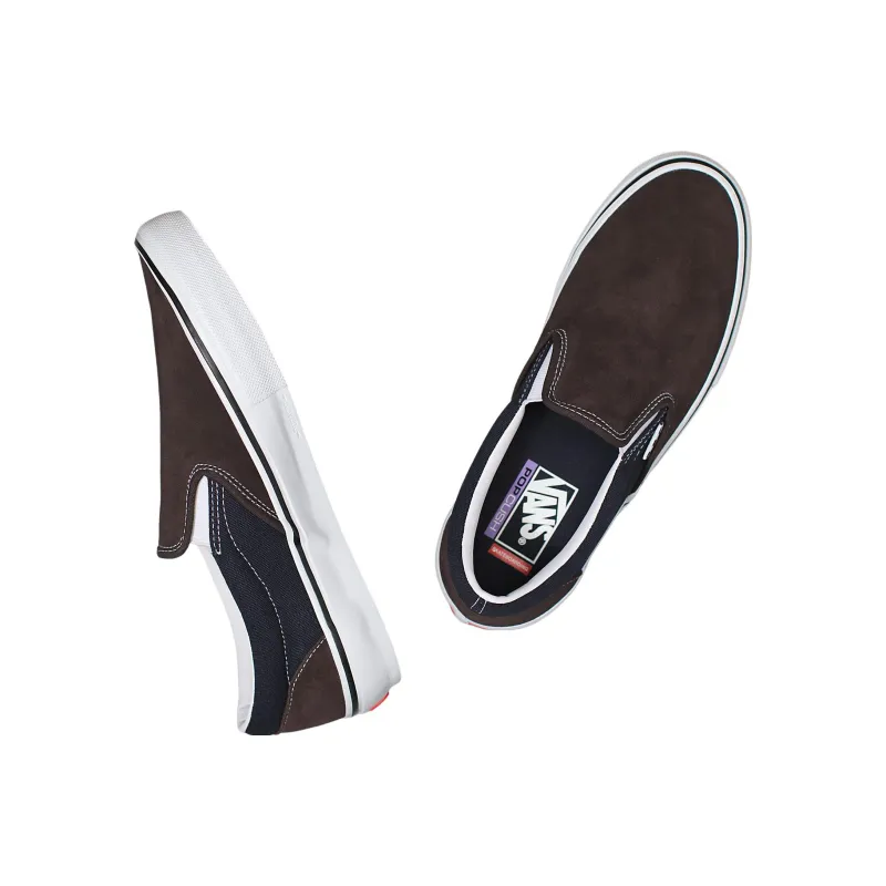 Vans Skate Slip On 'Brown Blue'-2