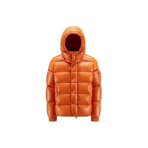 Moncler Maya Series Down Jackets Men Campfire Orange