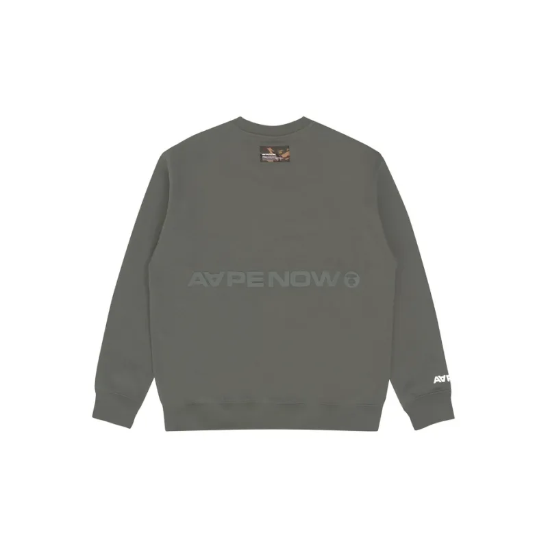 Aape Logo patch Crew Neck Sweatshirt-9