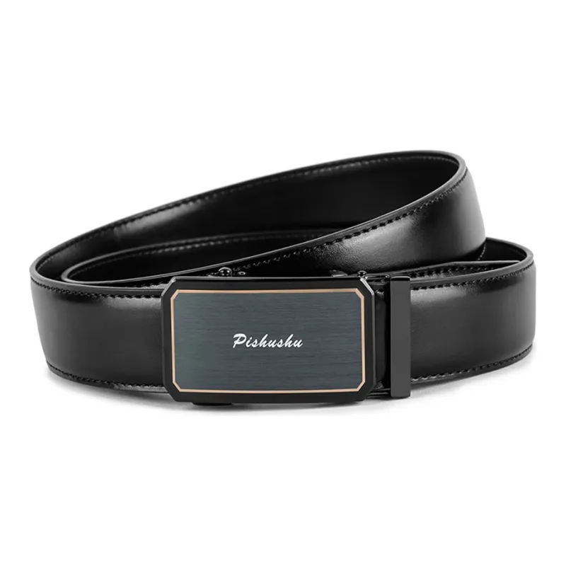 PISHUSHU Leather Belts Men-2