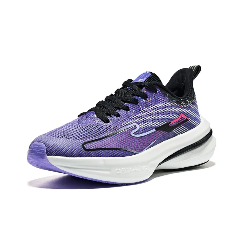 Erke Qitan 4.0 Pro Support Low Top Running Shoes Men's Signal Purple Neon Sunlit Pink-2