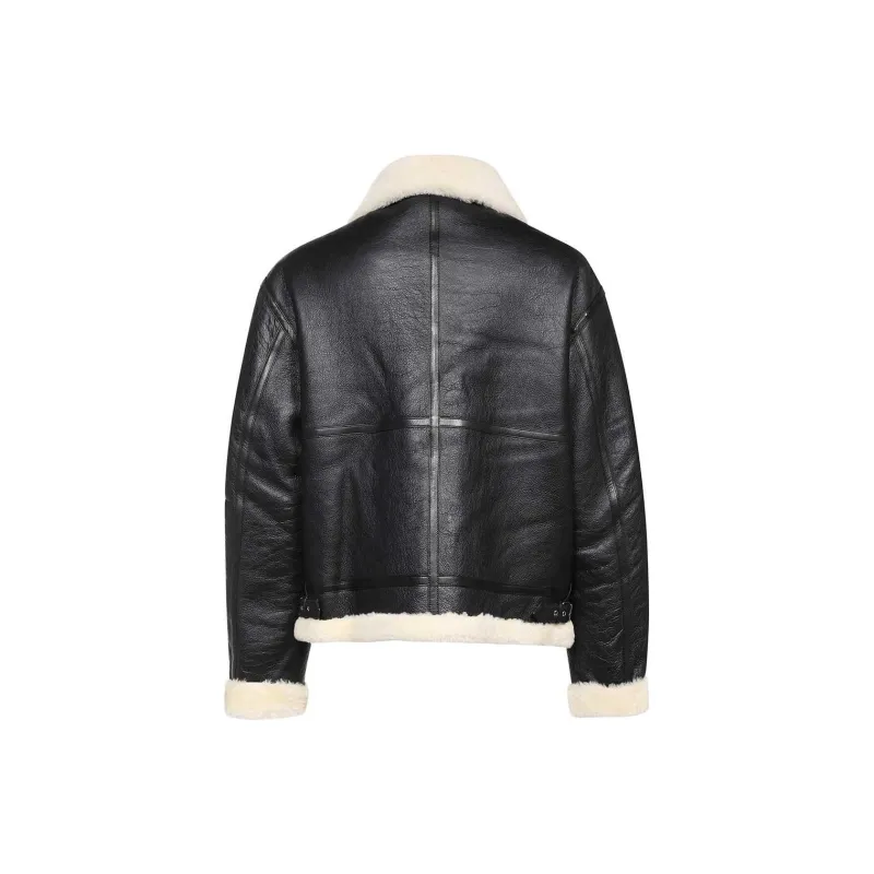 Vetements Leather Jackets Men Black-1