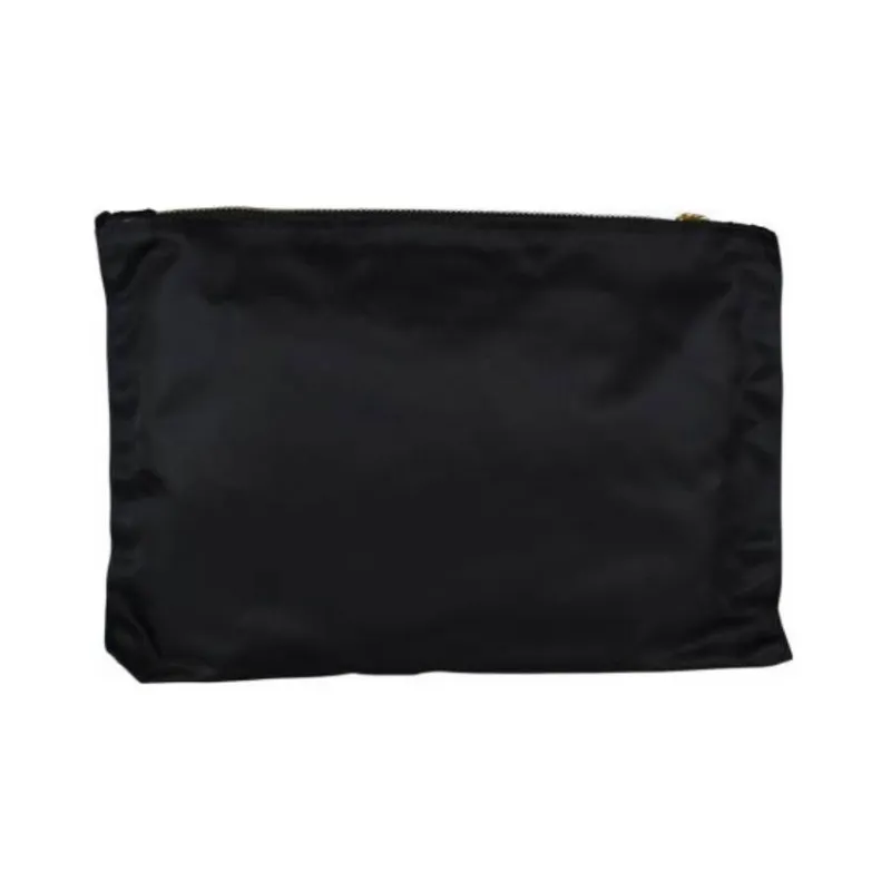 Burberry Leather Clutch Medium Size Men's Black-1