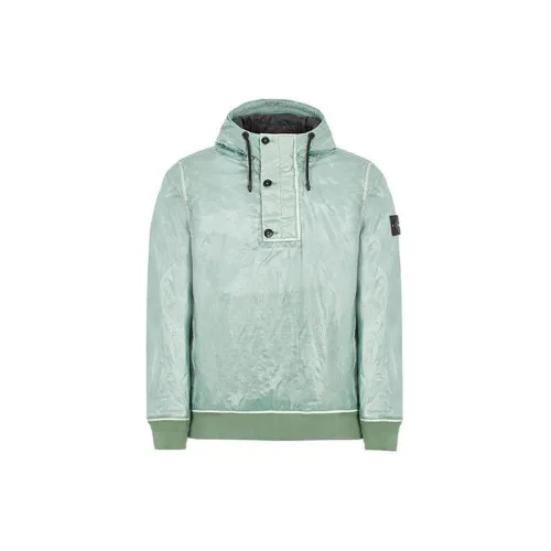 STONE ISLAND Jackets Men Light Green