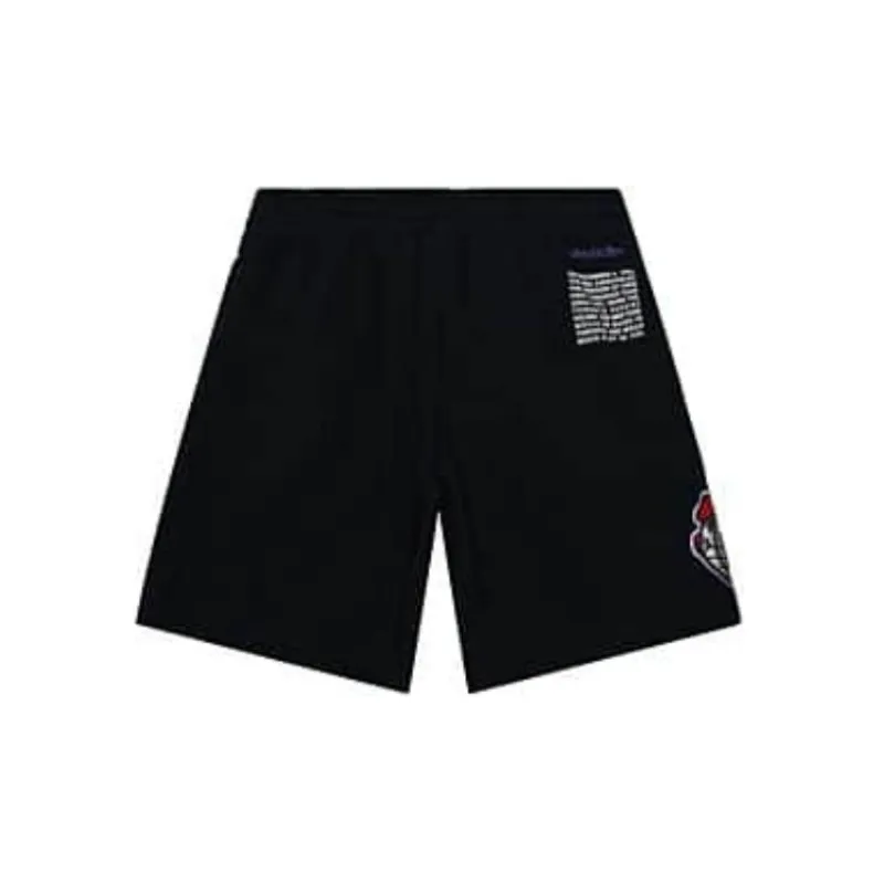 Mitchell Ness Casual Shorts Men Black-1