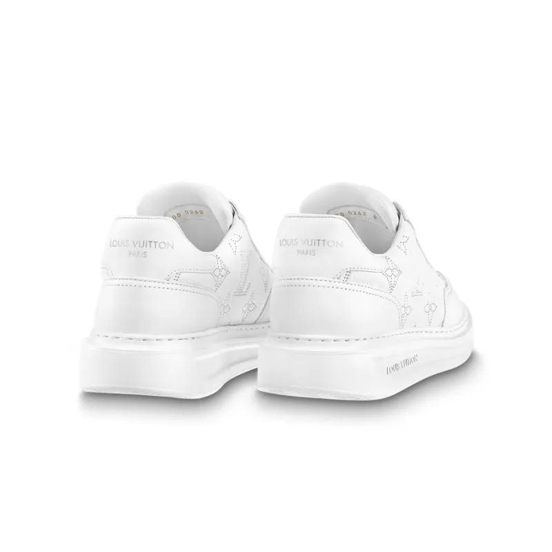 LOUIS VUITTON Beverly Hills Sneakers 'White With Outline Monogram'-2