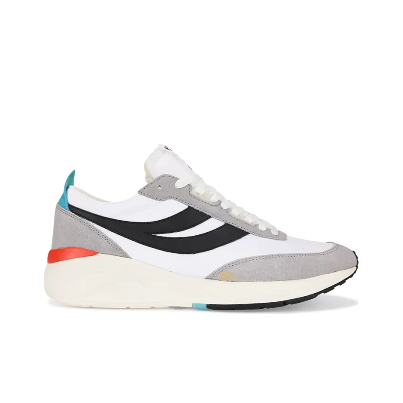 SUPERGA Low-Top Casual Shoes Unisex White Gray Black-1