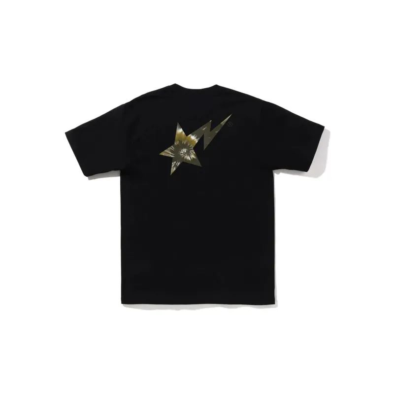 Bape Tie Dye Bape Sta Logo Tee-1