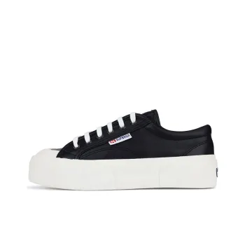 SUPERGA Skateboard Shoes Women's Low Top Black
