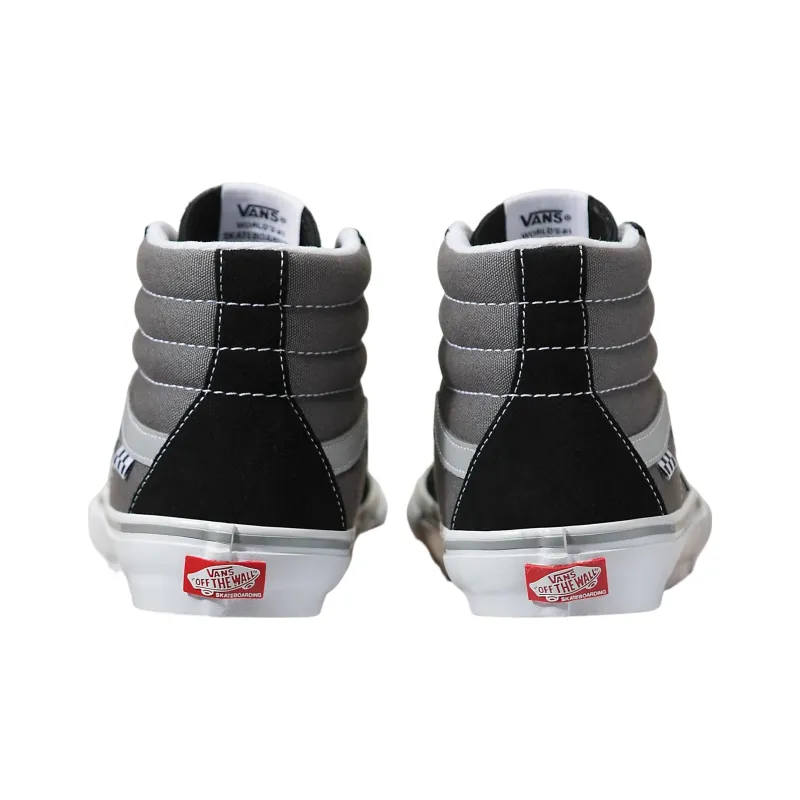 Vans SK8 HI Reflective Skate 'Gray Black'-3