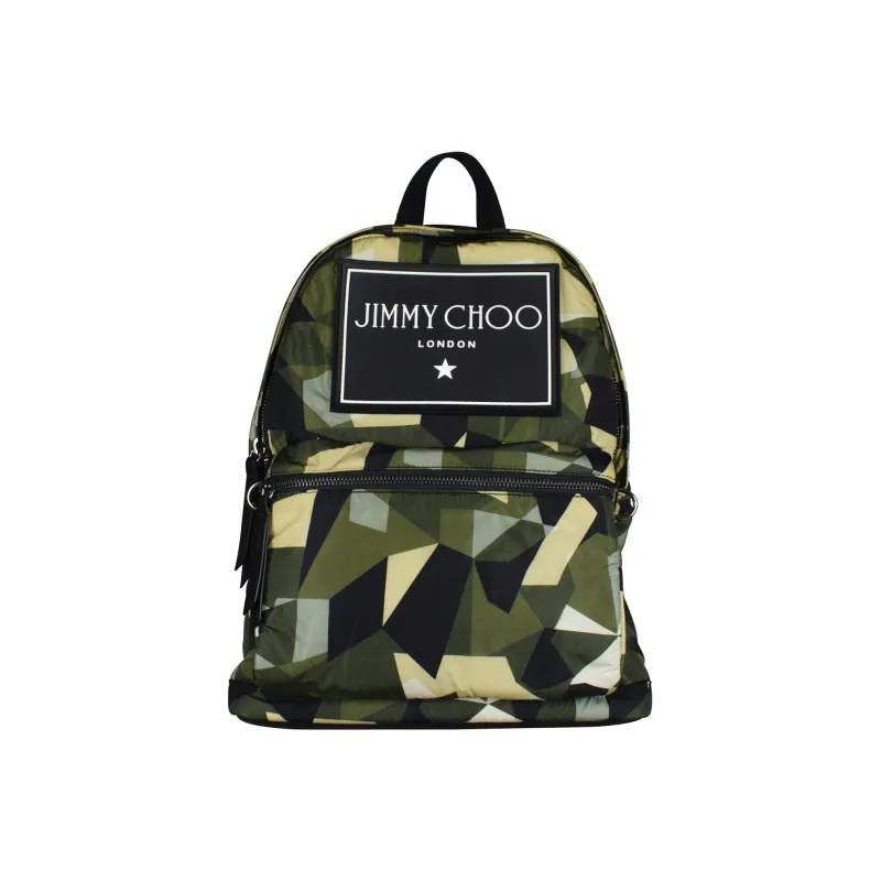 Jimmy Choo Polyester Backpack Men's Green-0