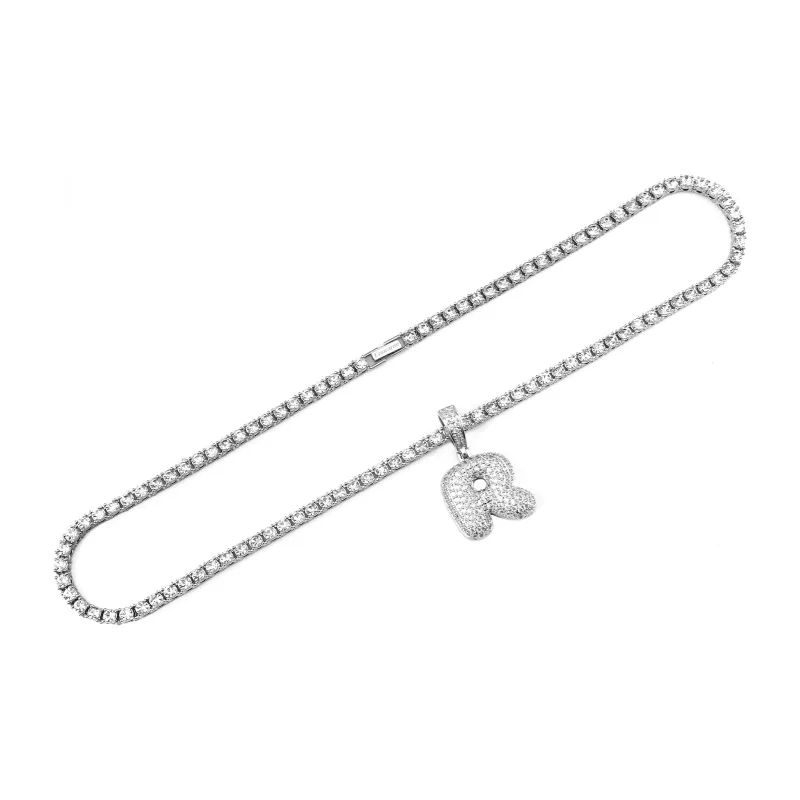 Cooraree Zircon Necklaces Unisex-2