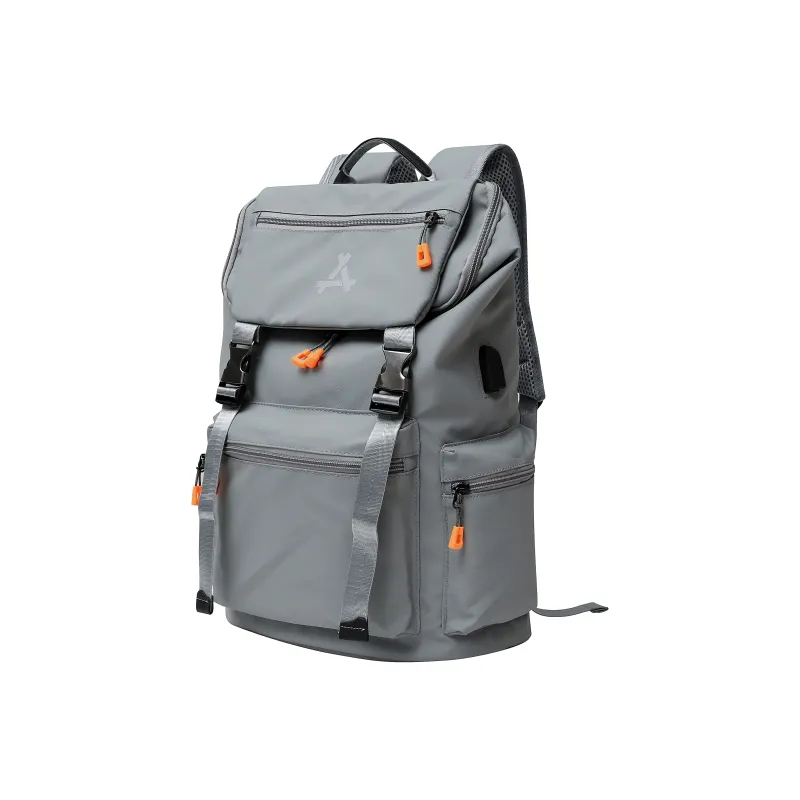 KONADCT Oxford Backpack Large Size Unisex Gray-1