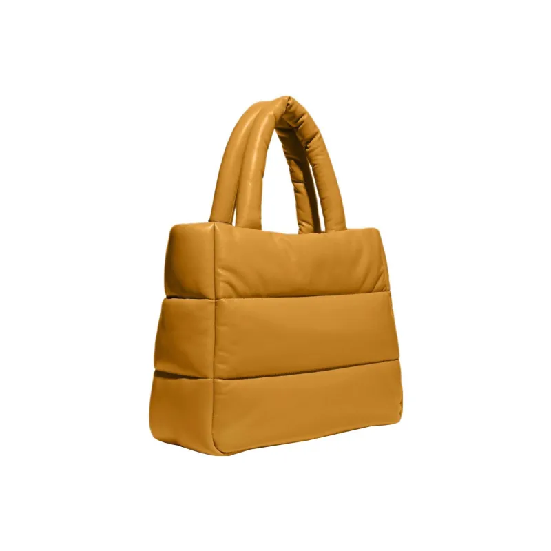 COACH Pillow Nappa Leather Cloud Bag Tote Bag Shopping Bag Shoulder Bag Handbag Large Size Women's Mustard Yellow-1