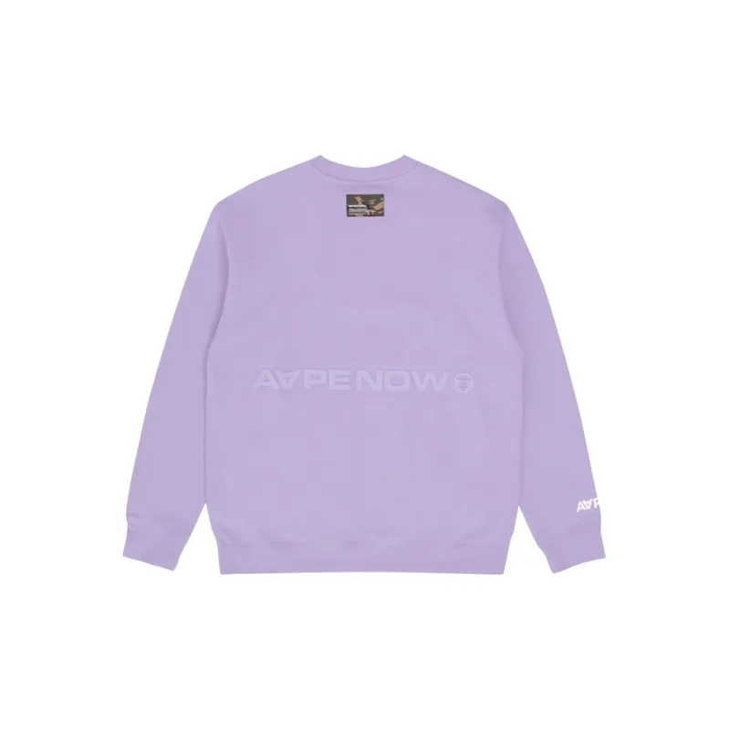 Aape Logo patch Crew Neck Sweatshirt-11