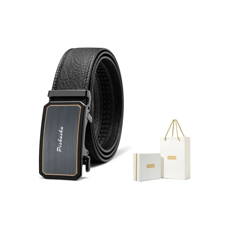 PISHUSHU Leather Belts Men-7
