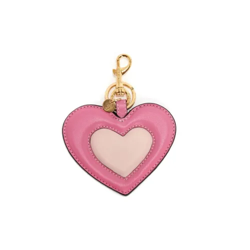 JW Anderson Heart-shaped Logo-charm Keyring