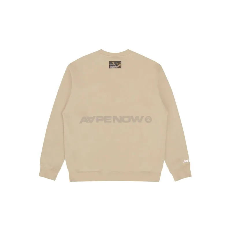 Aape Logo patch Crew Neck Sweatshirt-1