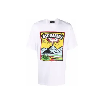 DSQUARED 2 Graphic print Cotton T shirt