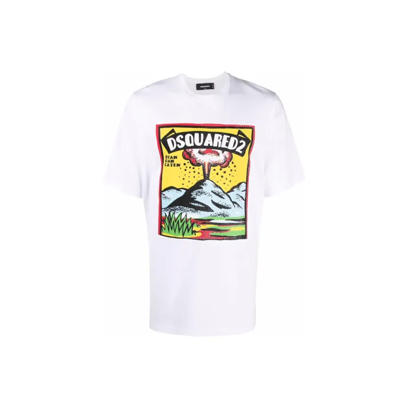 DSQUARED2 Graphic print Cotton T shirt-0