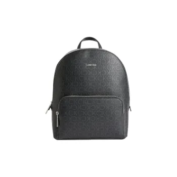 CALVIN KLEIN Leather Backpack Women's Black