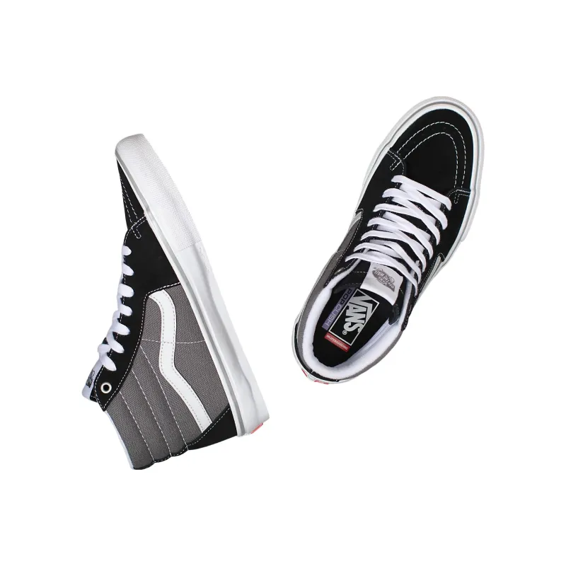 Vans SK8 HI Reflective Skate 'Gray Black'-2