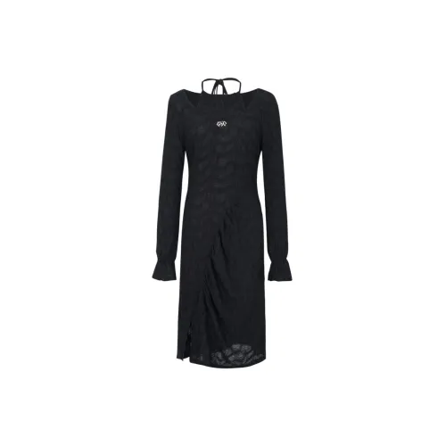 UMUA Long-Sleeved Dresses Women's Black