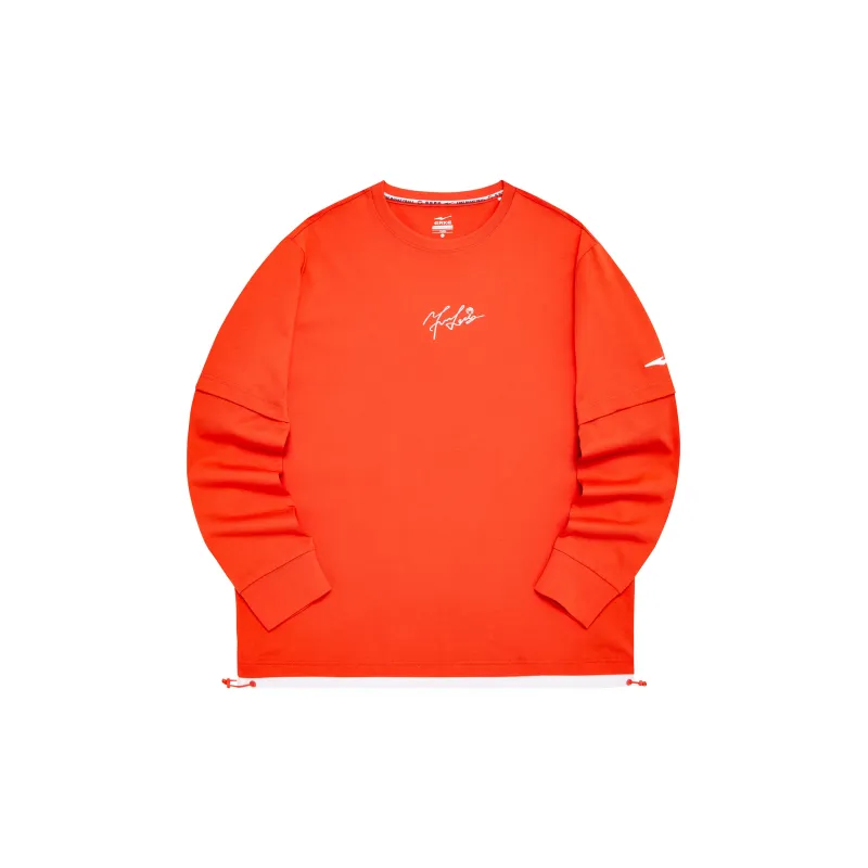 Erke T Shirts Men Bright Award Orange-0