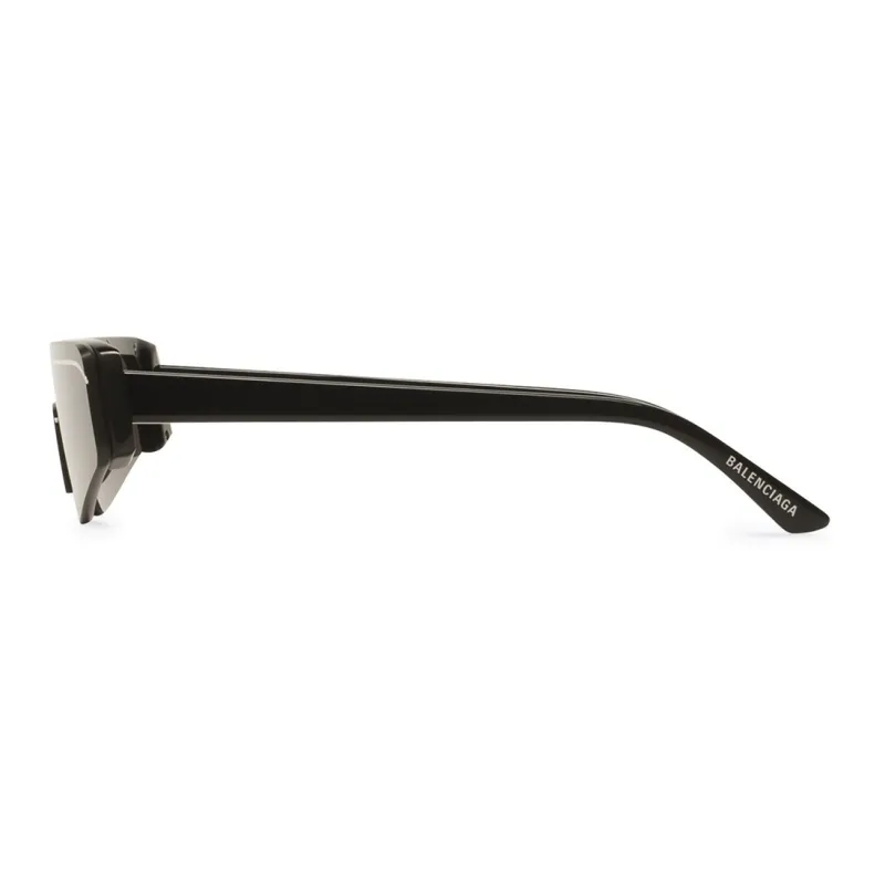 Balenciaga Logo Print Rectangle Frame Mask Sunglasses-3