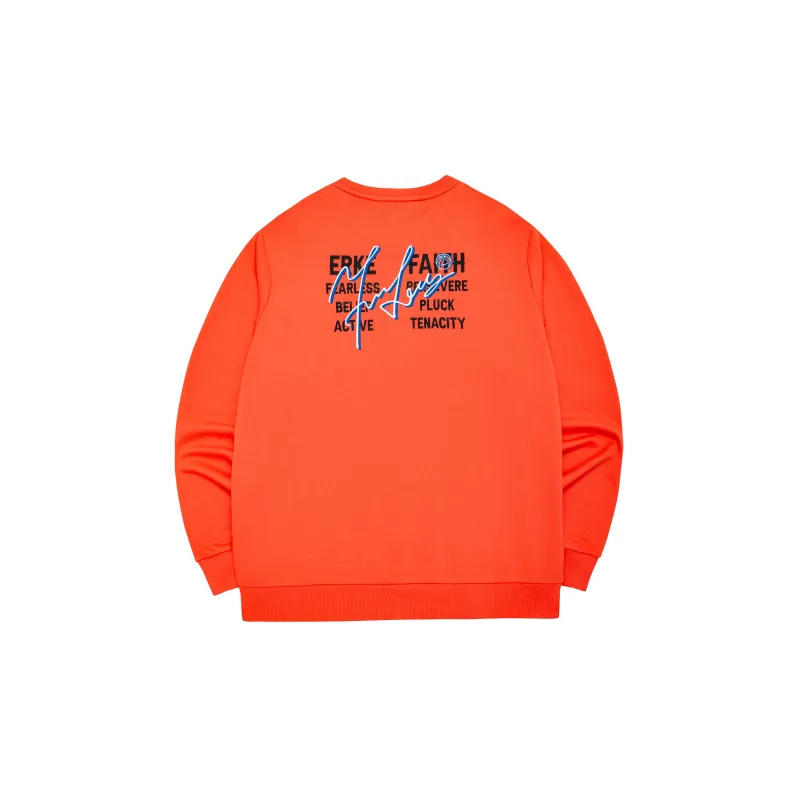 Erke Sweatshirt Men's Bright Prize Orange-1