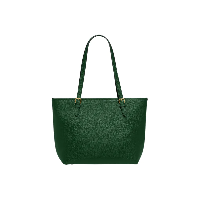 COACH Taylor Grain Leather Tote Bag, Shopping Bag, Shoulder Bag, Handbag Large Size Women's Green-1